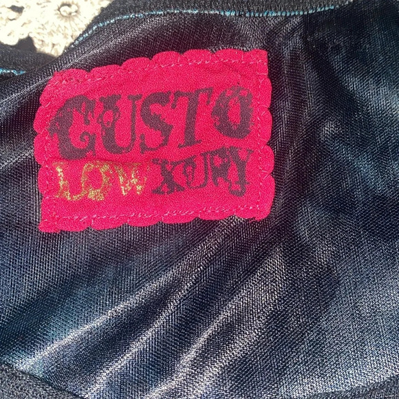 Custo Barcelona Lowxury velvet beaded mini dress - Picture 9 of 10